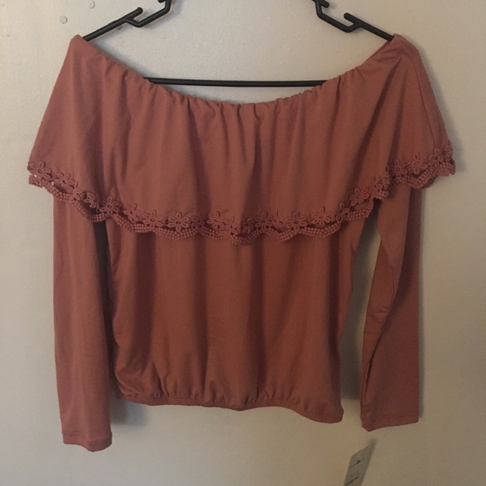 Over the shoulder top